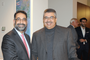 Dr. Sabarini mit SE Zoubi, der Botschafter Jordaniens